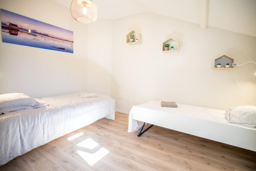Appt Ambiance Chalet 2Ch Piscine Lagon Apartment ตาร์บ ภายนอก รูปภาพ